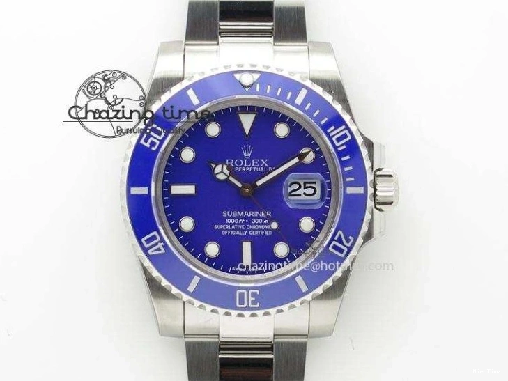 MiroTime 0306 TimelessDesign Submariner 116613 LB Blue Ceramic AR+F 1:1 Best Edition 904L SS Case and Bracelet VR 1823